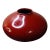 1980s Scheurich Amano Red Torpedo Squat Vase For Sale
