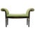 Chinoiserie Vintage Regency Style Green Chinoiserie Window Seat Bench For Sale - Image 3 of 12