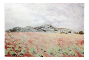 Nancy Denison Untitled Original Watercolor Landscape Painting C.1986