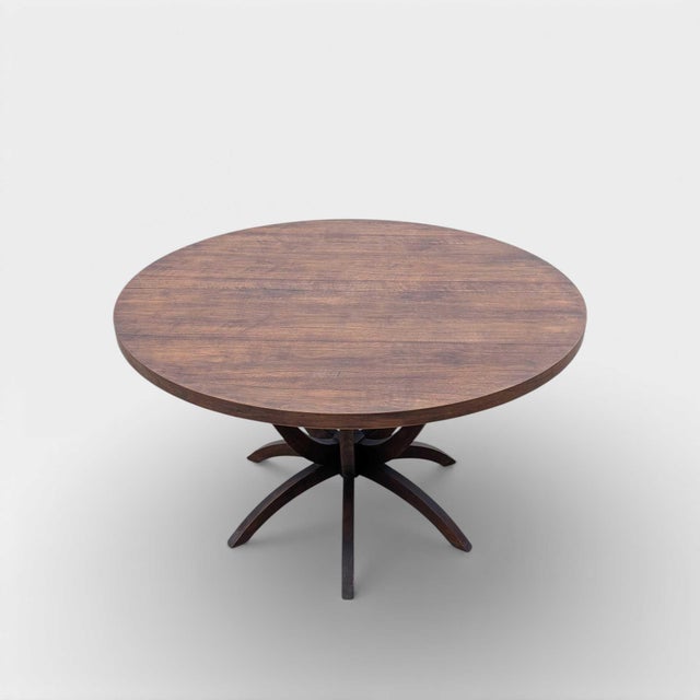 Chet Beardsley for Living Designs Round Dining Table, Mid-Century Modern, Mid-Century For Sale - Image 10 of 18