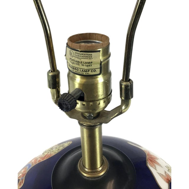 Marbro Japanese Style Porcelain Lamp For Sale - Image 10 of 13