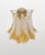 Italian Amber Murano Glass Felci Wall Sconces, 1990s, Set of 2 For Sale - Image 6 of 16