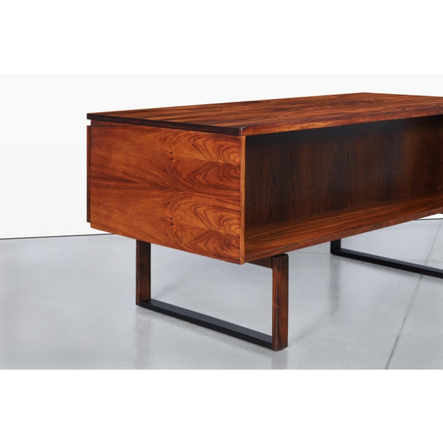 Danish Modern Rosewood Desk by Henning Jensen and Torbin Valeur For Sale - Image 10 of 15