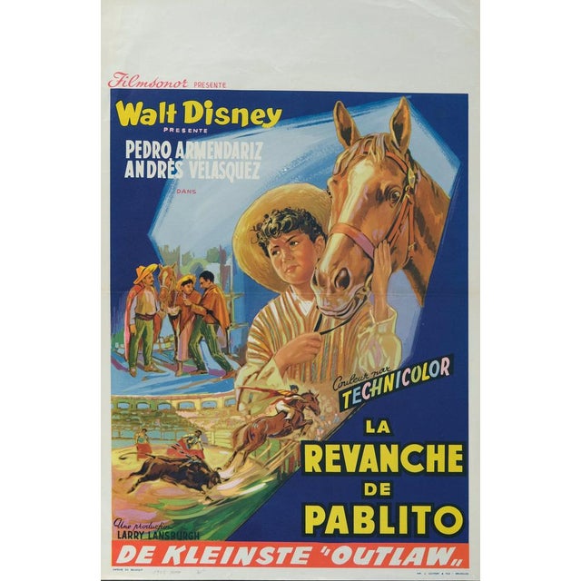 Disney La Revanche De Pablito Film Poster For Sale - Image 6 of 6