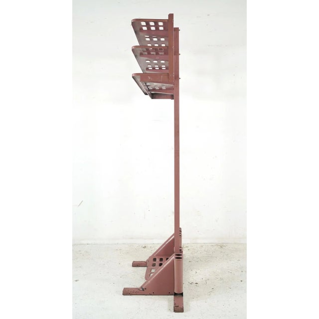 Vintage Industrial Steel Gingher Commercial Coat Rack For Sale - Image 10 of 12