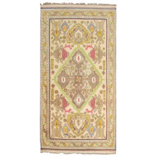 Doris Leslie Blau Mid-20th Century Indian Dhurrie Rug For Sale