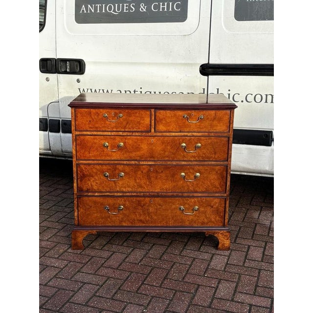 Georgian Walnut Chest of Drawers For Sale - Image 5 of 18