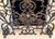 Metal Cast Iron Scroll Fireplace Screen For Sale - Image 7 of 14