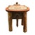Width: 28 centimeters Height: 30 centimeters Depth: 40 centimeters This handmade solid wood stool made of mango wood is...