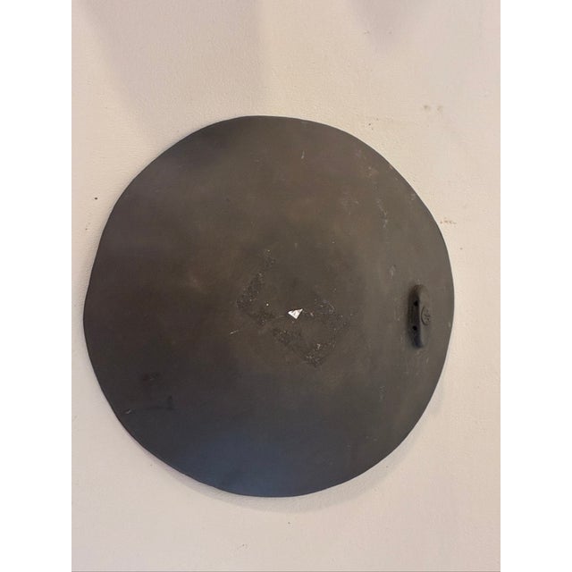 Abstract Postmodern Wall Plaque and Shallow Dish For Sale - Image 4 of 6
