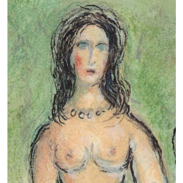 Marc Chagall, Ulysses before Nausicaa from Odyssey, 1989, Lithograph For Sale - Image 7 of 13