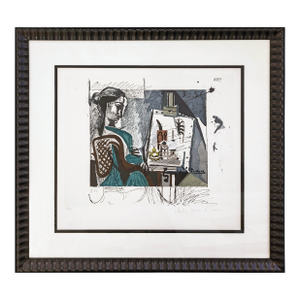 Pablo Picasso, Femme Dans L’Atelier, Marina Picasso Estate Hand Signed Lithograph, Framed, 1979-1982