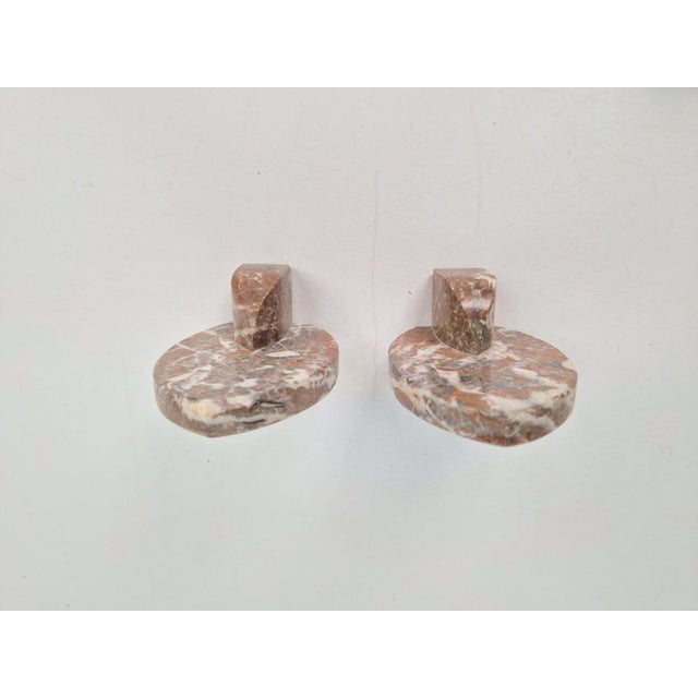 Vintage Art Deco Marble Bookends, France, 1930s, Set of 2 For Sale - Image 6 of 9