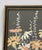 Shabby Chic Vintage Small Floral Painting With Orginal Black/Gold Frame For Sale - Image 3 of 8