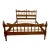 Vintage Full Size Colonial Four Poster Spindle Bed For Sale