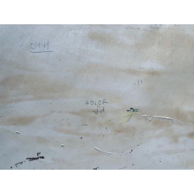 Zvi Adler, Hungarian Israeli Large Landscape Painting of Judean Hills, Jerusalem, Israel For Sale In Miami - Image 6 of 8