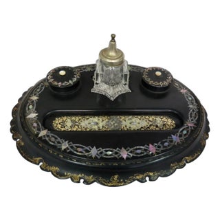 Vintage Victorian Master Inkwell For Sale