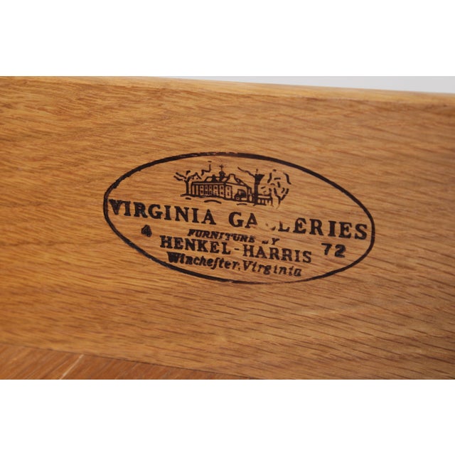 Henkel Harris Cherry Dresser W. Mirror For Sale - Image 12 of 18