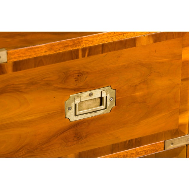 English 19th Century Bissitt & Brunton LTD Campaign Chest with Two Drawers For Sale - Image 4 of 12