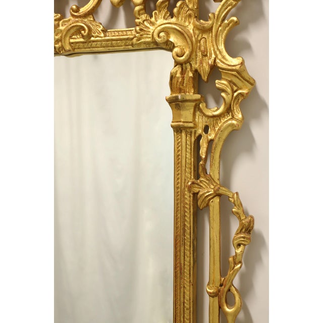 Labarge Chinese Chippendale Pagoda Golden Wall Mirror Chairish