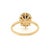 Navy Blue VRJewels 1.55ct Blue Sapphire Diamond Halo Ring Size 5 in 14k Yellow Gold For Sale - Image 8 of 14