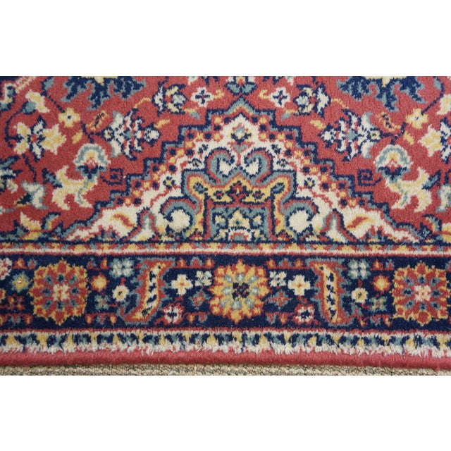 Late 20th Century Vintage Kismet 100% Wool Geometric Rug Runner Carpet Mat 26" X 104" For Sale - Image 5 of 13