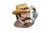Realism American Royal Doulton Wyatt Earp Wild West Mustache Revolver Toby Character Jug For Sale - Image 3 of 11