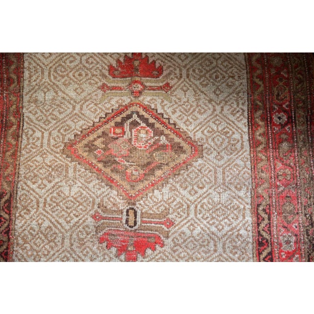 Antique Malayer Square Rug - 3' X 3'7" For Sale - Image 9 of 10