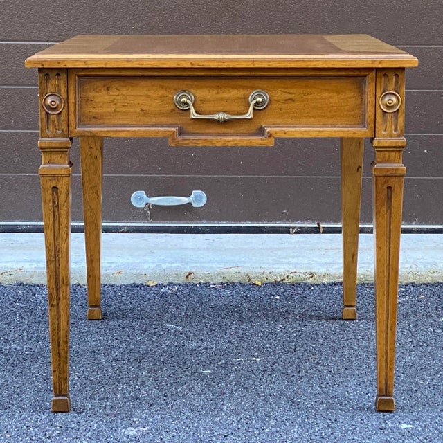 1960s Heritage Regency Style Side Table With Drawer For Sale - Image 13 of 13
