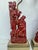 Fine Antique Carved Wood Chinese Immortals Fisherman and Deity Cinnabar Style Finish Pair Lamps For Sale In West Palm - Image 6 of 12