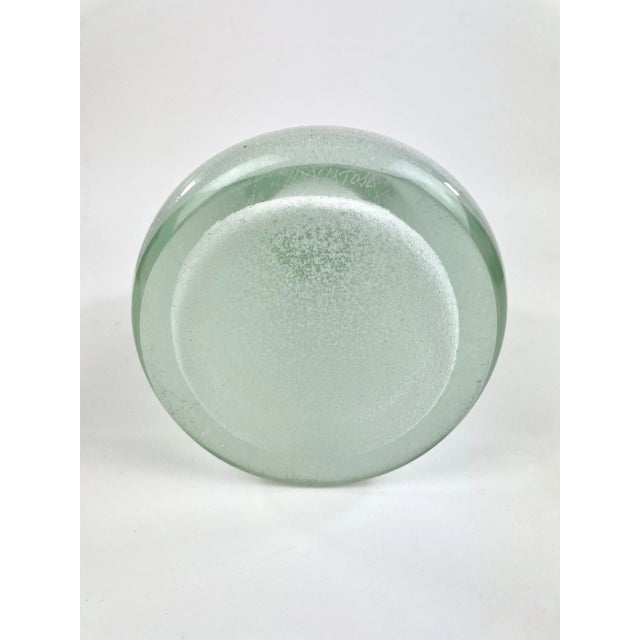 Murano Glass Hand Sculpture by Vistosi, Italy For Sale - Image 9 of 12