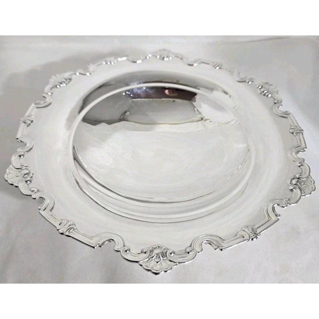 Mid-Century Sterling Silver Cake Compotier Tazza, Sheffield, 1965 For Sale - Image 15 of 18