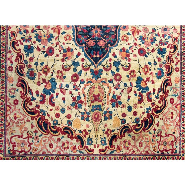 Early 20th Century Tehran Rug For Sale - Image 13 of 15