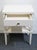 Pottery Barn Pottery Barn Clara Lattice Collection Contemporary Modern 21" Nightstand in Sky White Finish For Sale - Image 4 of 13