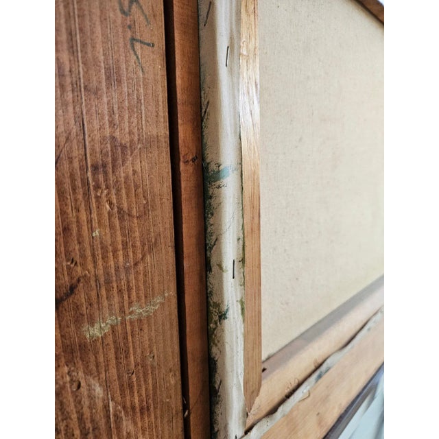 Vintage Landscape Painting, Oil on Canvas, Signed For Sale - Image 4 of 5