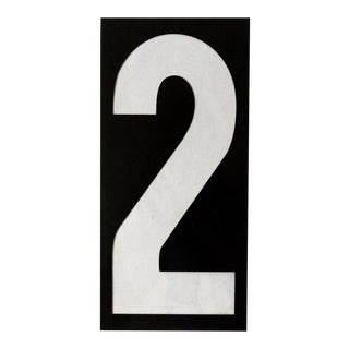 Vintage Gas Station Sign, Number 2 For Sale