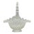 Mid 20th Century Fenton Opalescent Hobnail Decorative Glass Basket For Sale