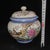 Pair of Chinese Famille Rose Porcelain Covered Jars With Birds & Peony Motif For Sale - Image 4 of 9