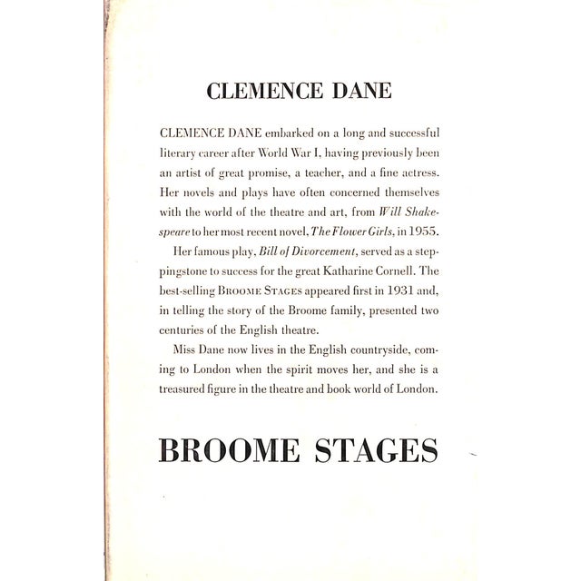 "Broome Stages" Book 1931 Dane, Clemence For Sale - Image 4 of 5
