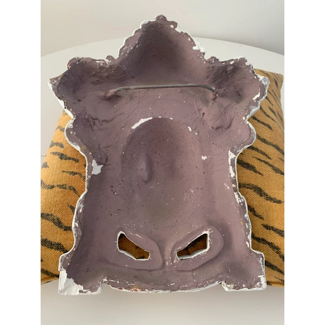 Pair of Vintage Plaster Relief Female Busts by Irving B Last For Sale - Image 11 of 13