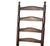 American Tall 19th-Century American Primitive Ladderback Chair For Sale - Image 3 of 8
