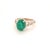 2010s Emerald Diamond Statement Ring 4.05 TCW 14k White Gold Women Certified For Sale - Image 5 of 8