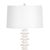 Fishbone Buffet Lamp, White Wash For Sale - Image 4 of 6