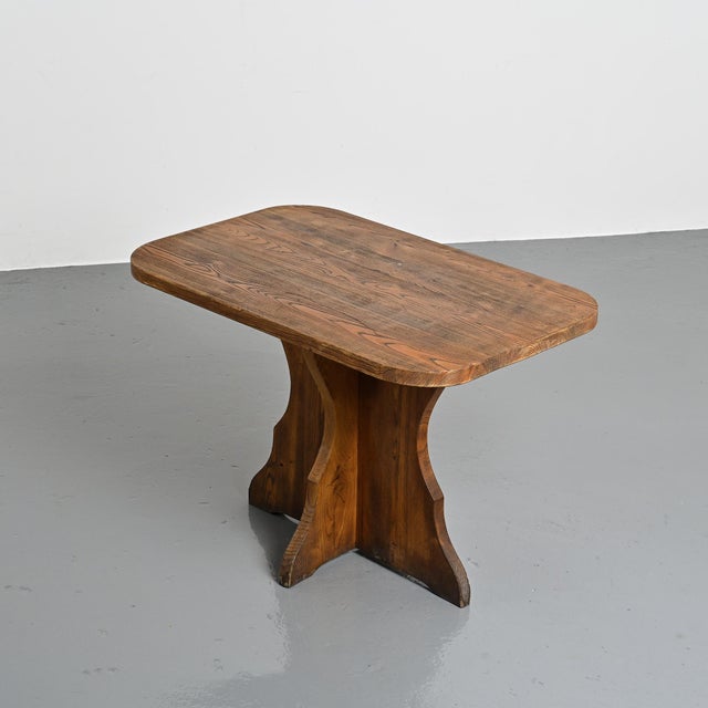 Wood Wood Dining Table, French Alps, 1970 For Sale - Image 7 of 14