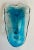 Vintage Art Glass Blue Face Mask Paperweight For Sale - Image 9 of 10