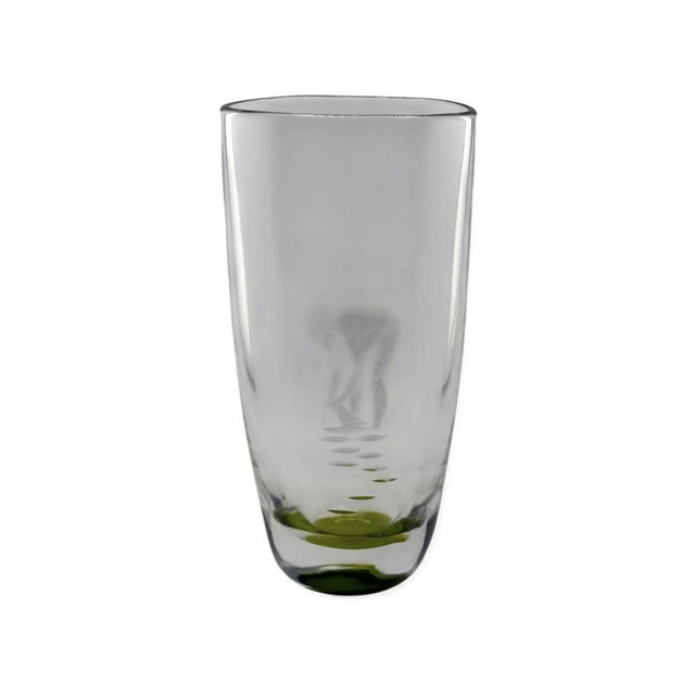 Swedish Engraved Glass Vase by Vicke Lindstrand for Kosta, 1960s For Sale - Image 6 of 15