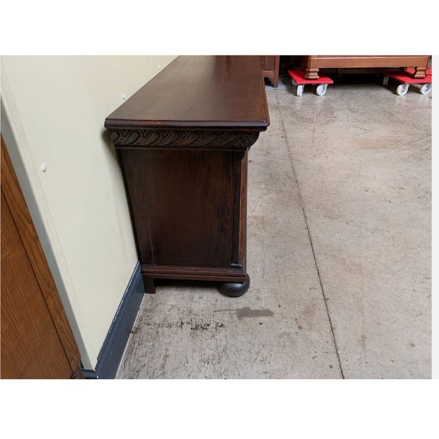 Brown Antique Neo-Renaissance Chest, 1880 For Sale - Image 8 of 9