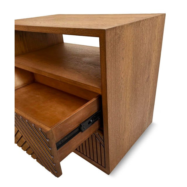 Lena 2-Drawer Midcentury Modern Nightstand For Sale - Image 15 of 15