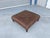 Wood 1960s Mid Century Leather and Mahogany Ottoman For Sale - Image 7 of 7