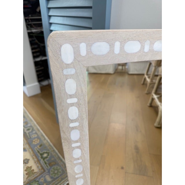 This wall mirror from the Sama collection highlights clean lines and sharp, tailored angles with just the right amount of...